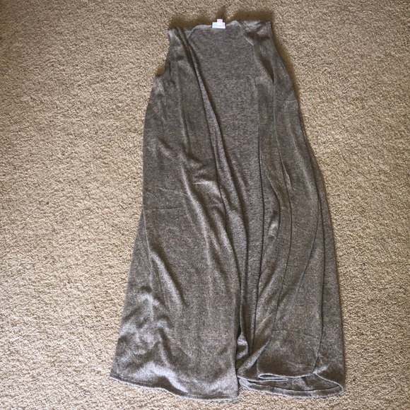 LulaRoe brown tan duster  sleeveless coverup duster size small - Picture 1 of 4